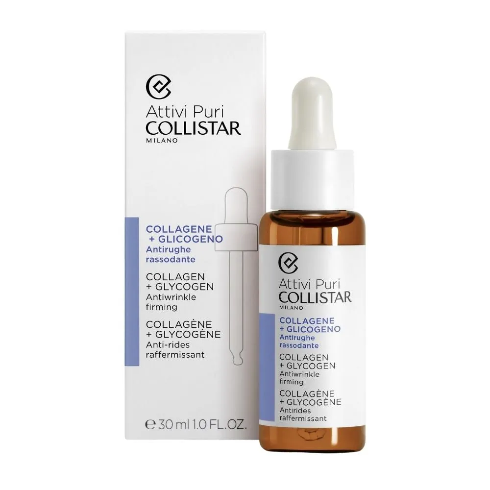 Attivi Puri Collagen   Glycogen Antiwrinkle Firming ujędrniające serum do twarzy z kwasem hialuronowym i glikogenem 30ml