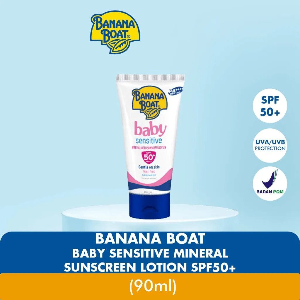 Banana Boat Baby Sensitive Sunscreen Lotion SPF50  - 90ml