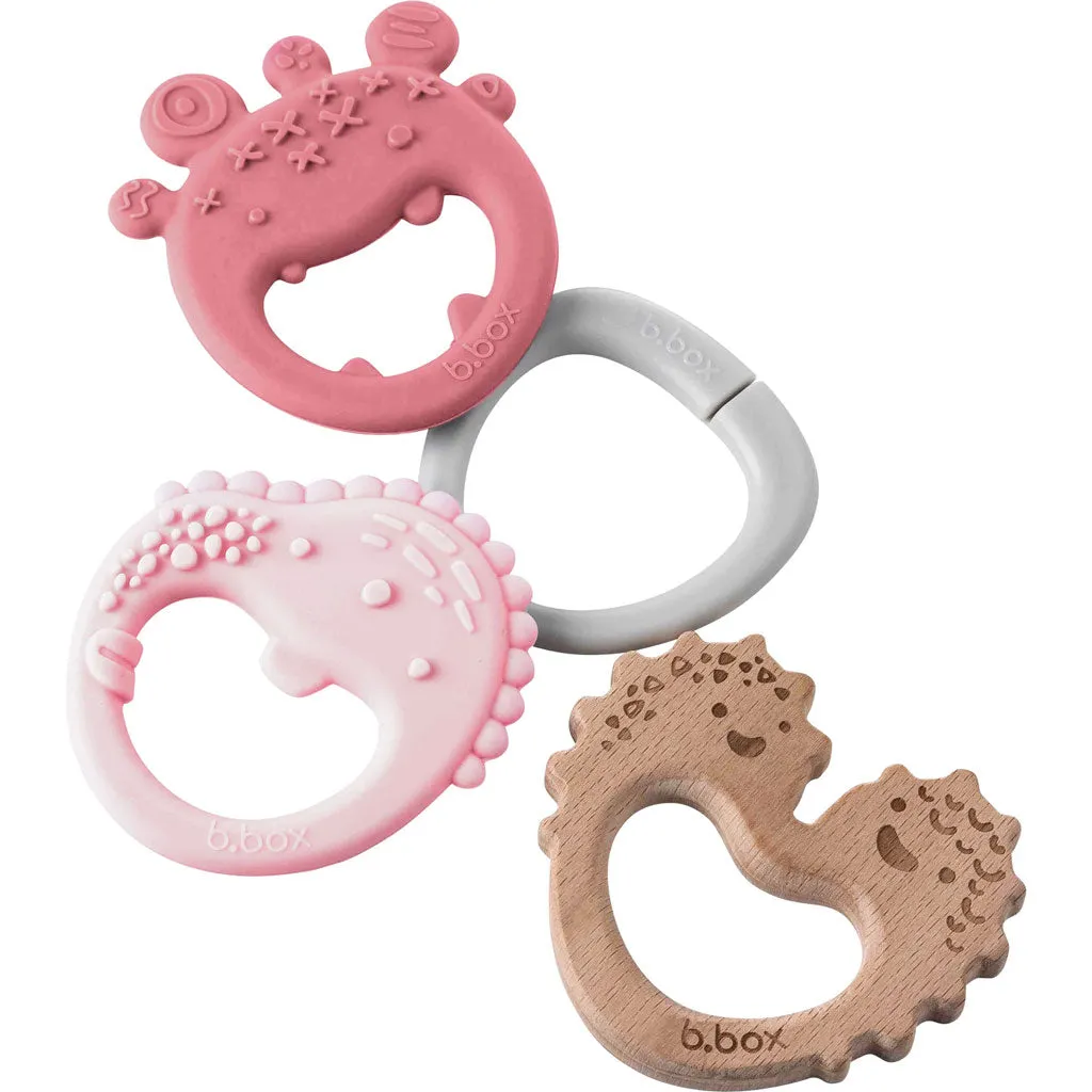 b.box Trio Teether (Blush)