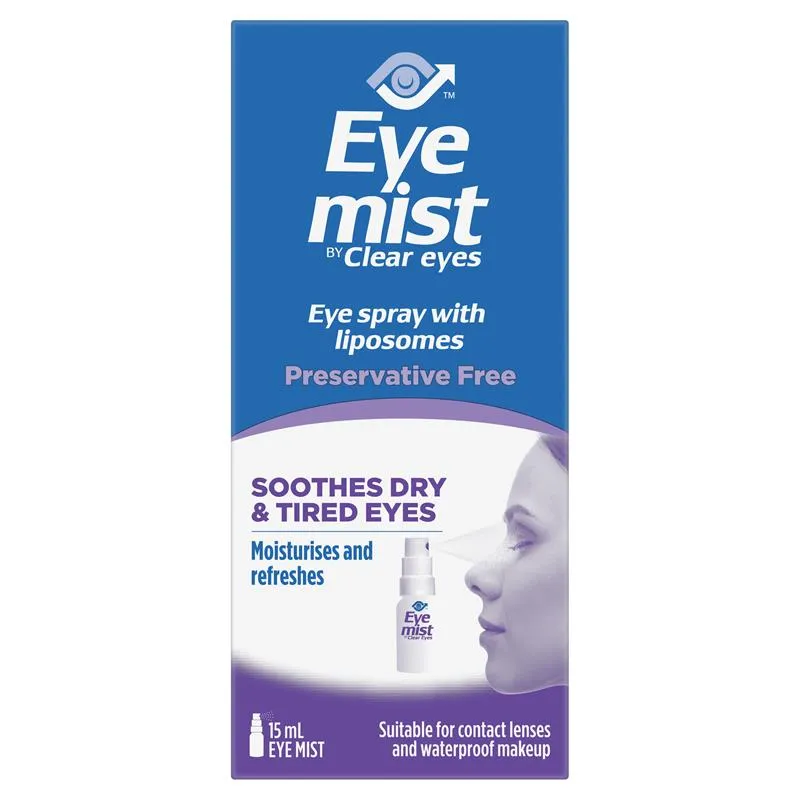 Clear Eyes Eye Mist Spray 15ml