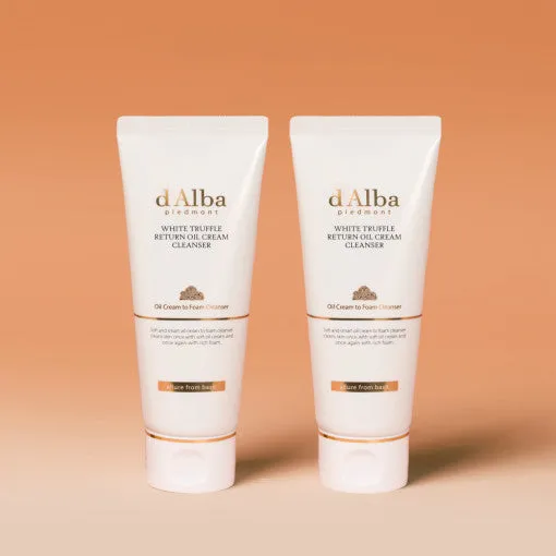 d'Alba White Truffle Return Oil Cream Cleanser (Tube) 100ml X 2ea