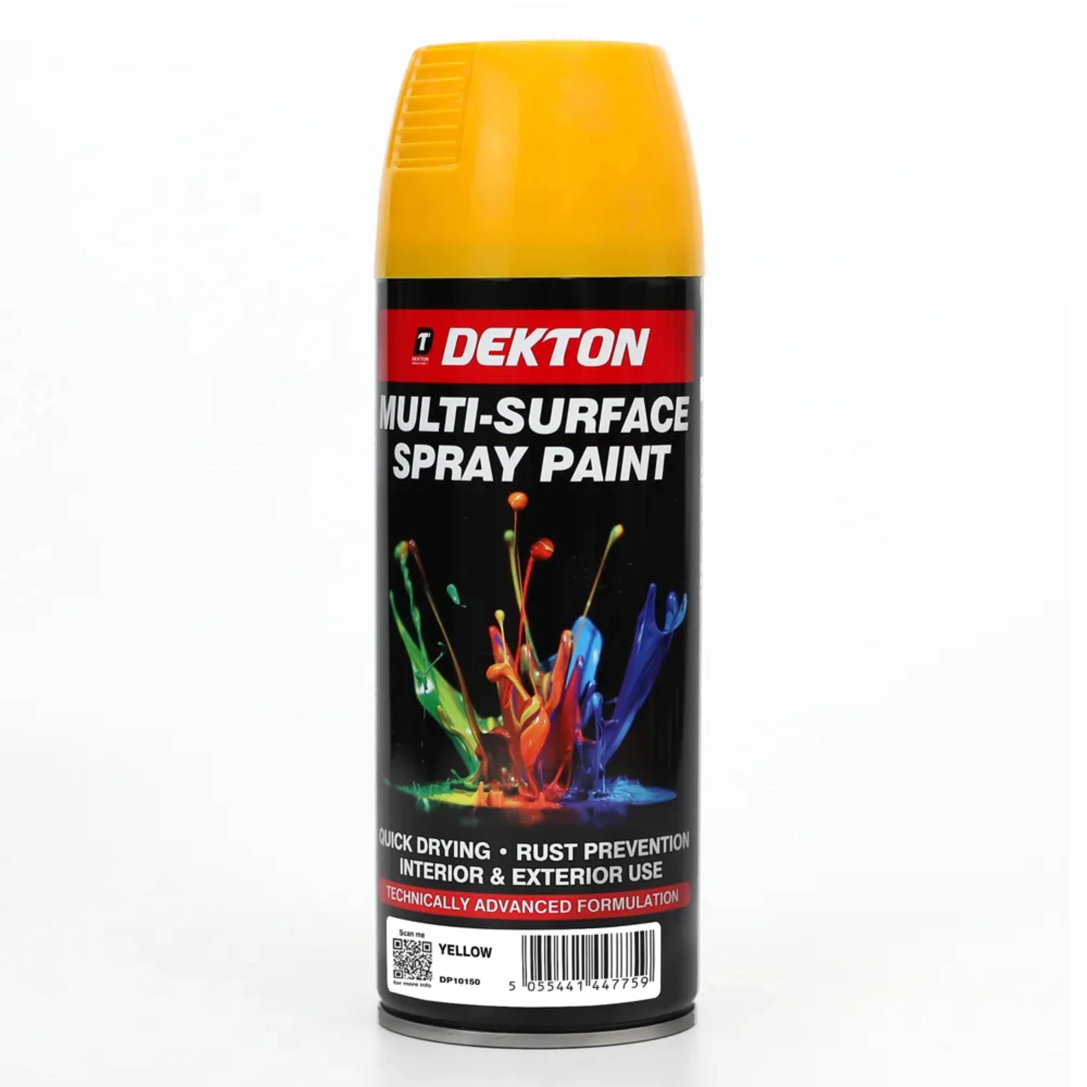 DEKTON 400ml Spray Paint Yellow