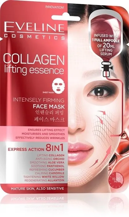 Eveline Collagen Lifting Essence Intensely Firming Face Mask