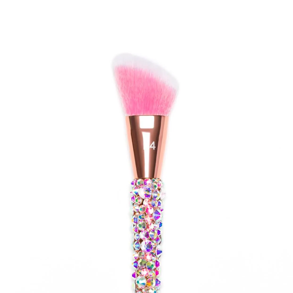 F4 - Angled Cheek Brush (Rose Gold)