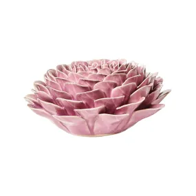 Floriana Pink Flower Deco 9.5x9.5x4.5cm