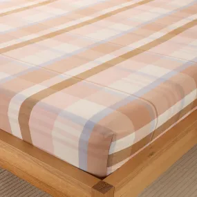 Frankie Flannelette - Marley Gingham Fitted Sheet