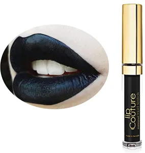 LA Splash Cosmetics Soft Liquid Matte Black Lipstick - LIP COUTURE (Venom)