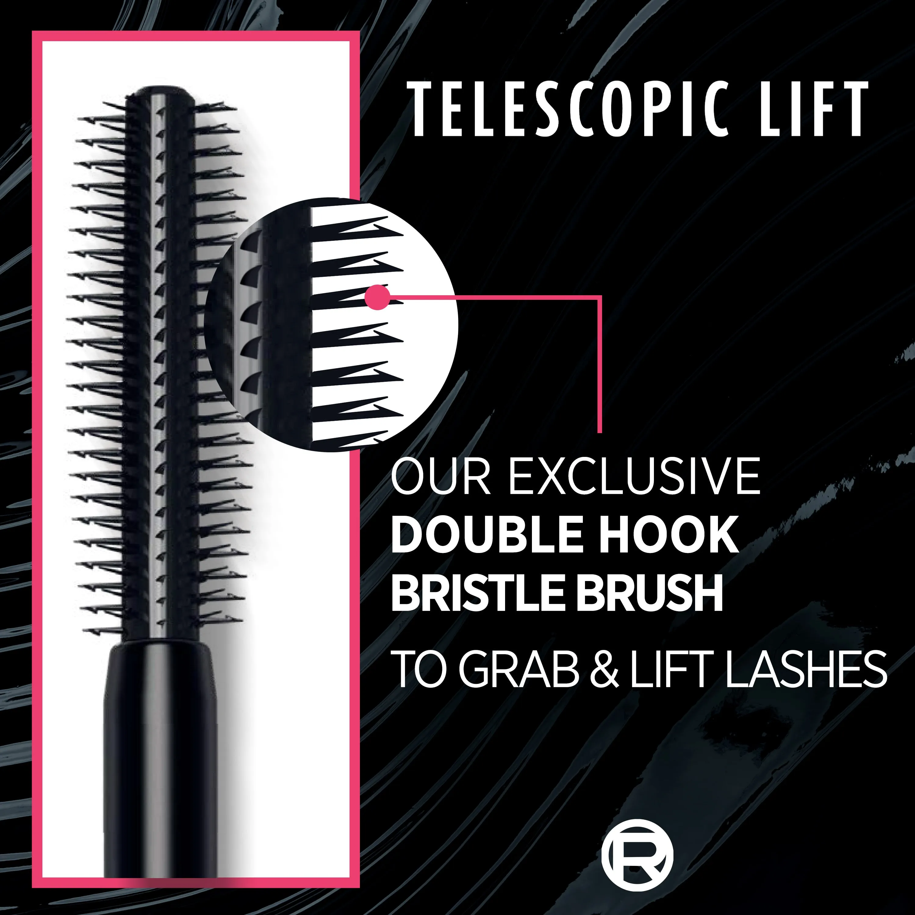 L’Oréal Paris Telescopic Lift Washable Mascara, Lengthening and Volumizing, Lash Lift with Up to 36HR Wear