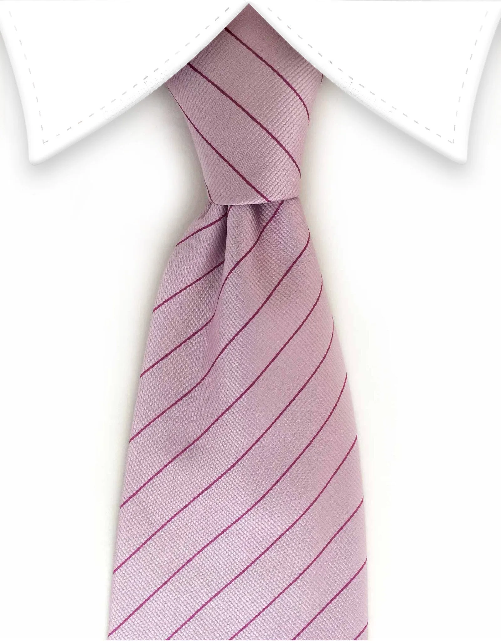 Rose Pink Striped Tie