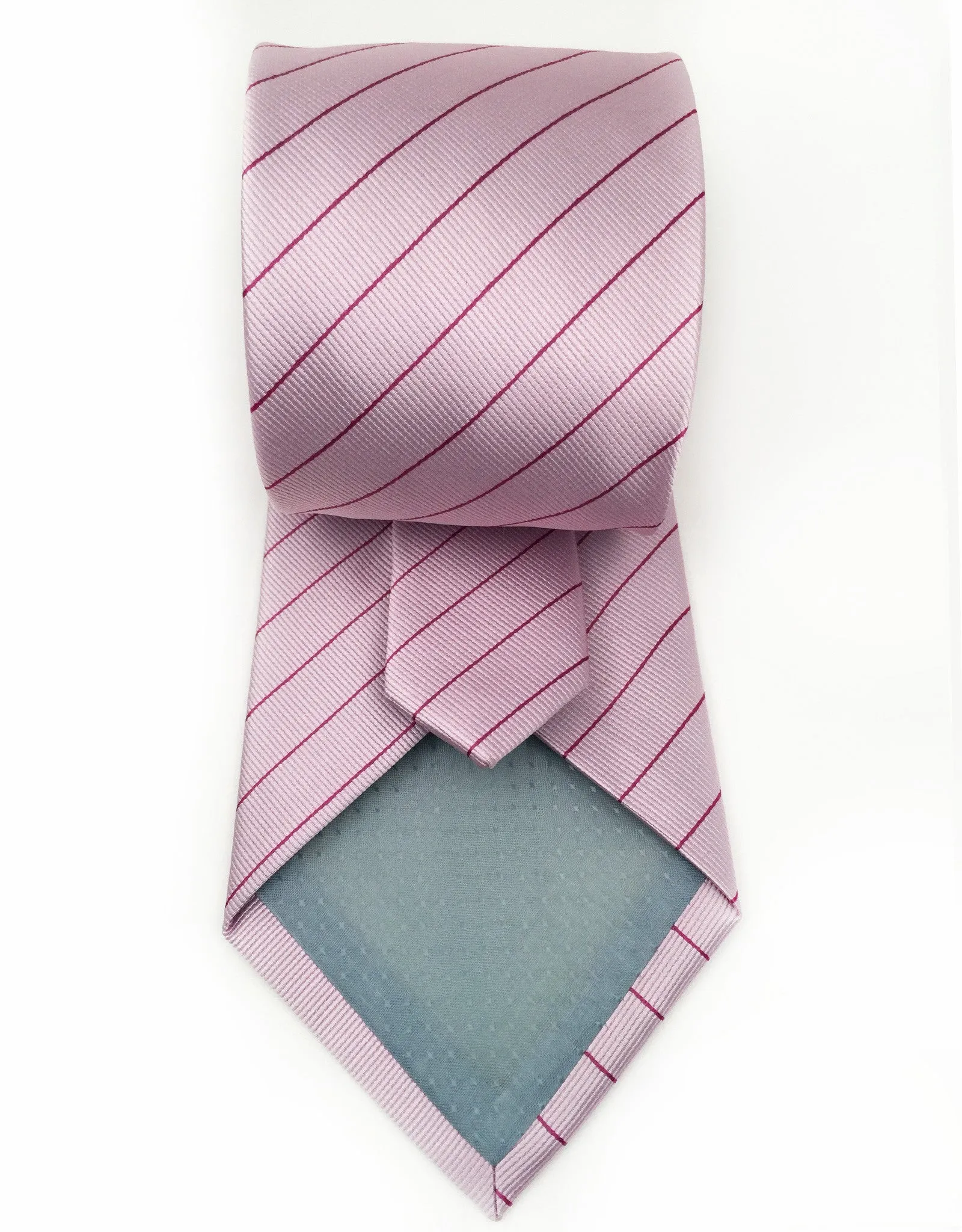 Rose Pink Striped Tie