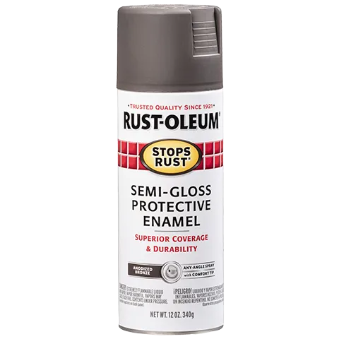 Rust-Oleum® Protective Enamel Spray Paint Semi-Gloss Anodized Bronze