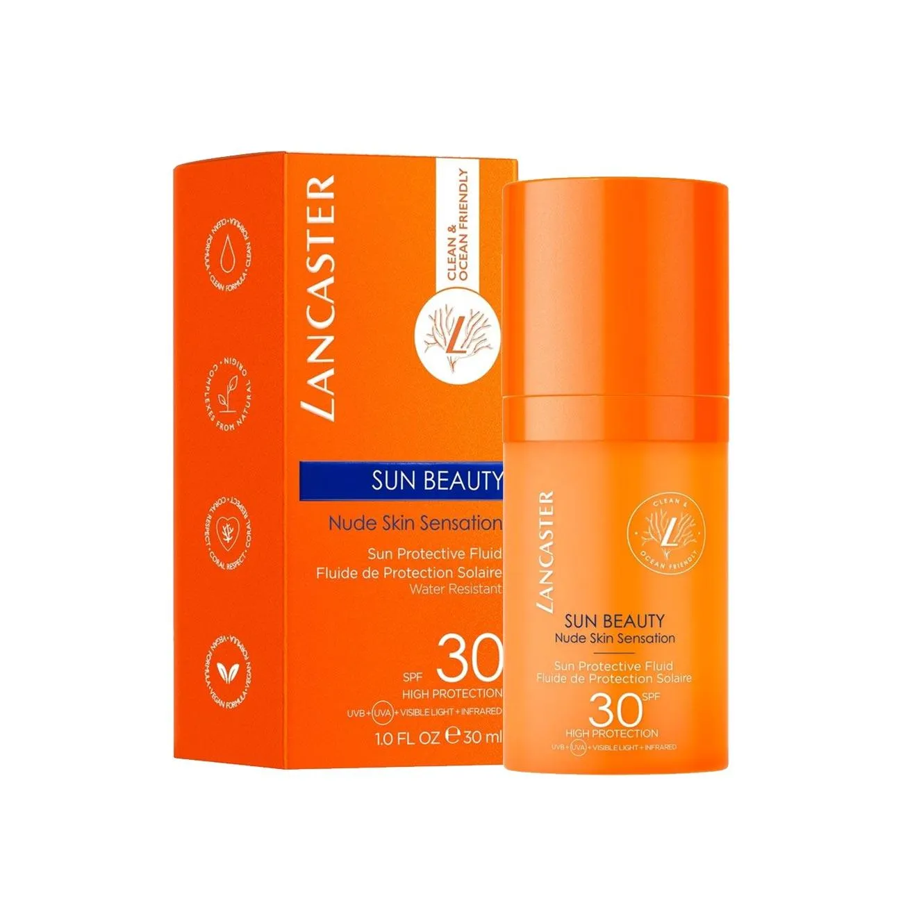 Sun Beauty Nude Skin Sensation Sun Protective Fluid SPF30