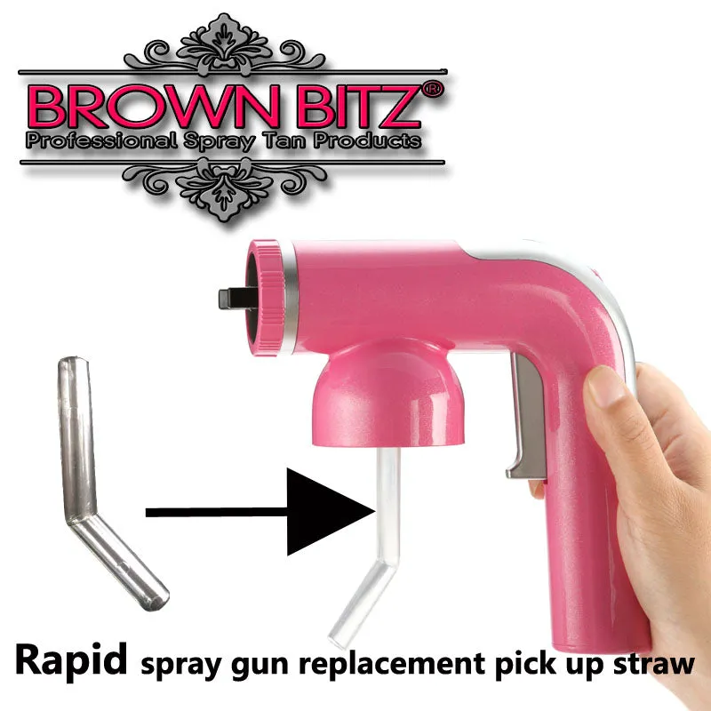 Tanning essentials rapid spray tan machine replacement pick up solution straw