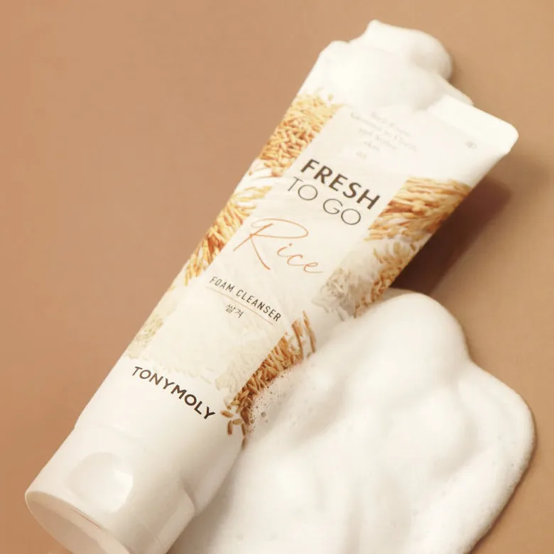 TONYMOLY Fresh To Go Face Cleanser Rice  غسول الرز للتقشير وتنعيم البشرة