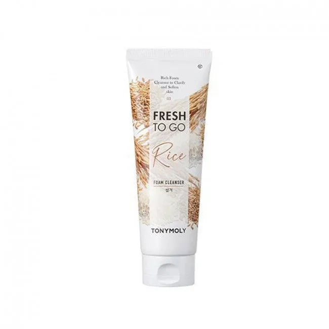 TONYMOLY Fresh To Go Face Cleanser Rice  غسول الرز للتقشير وتنعيم البشرة