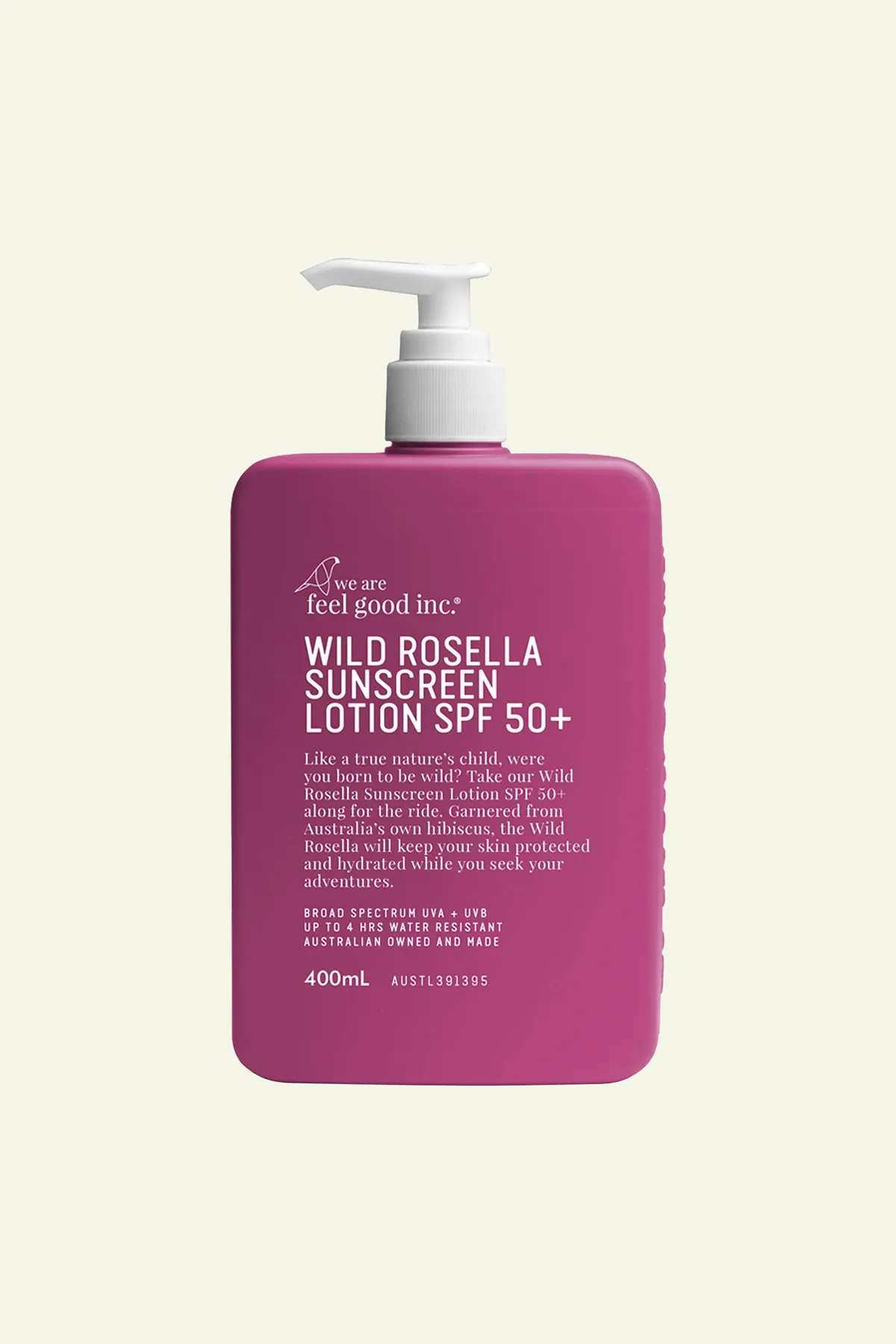 Wild Rosella Sunscreen Lotion SPF50  400mL